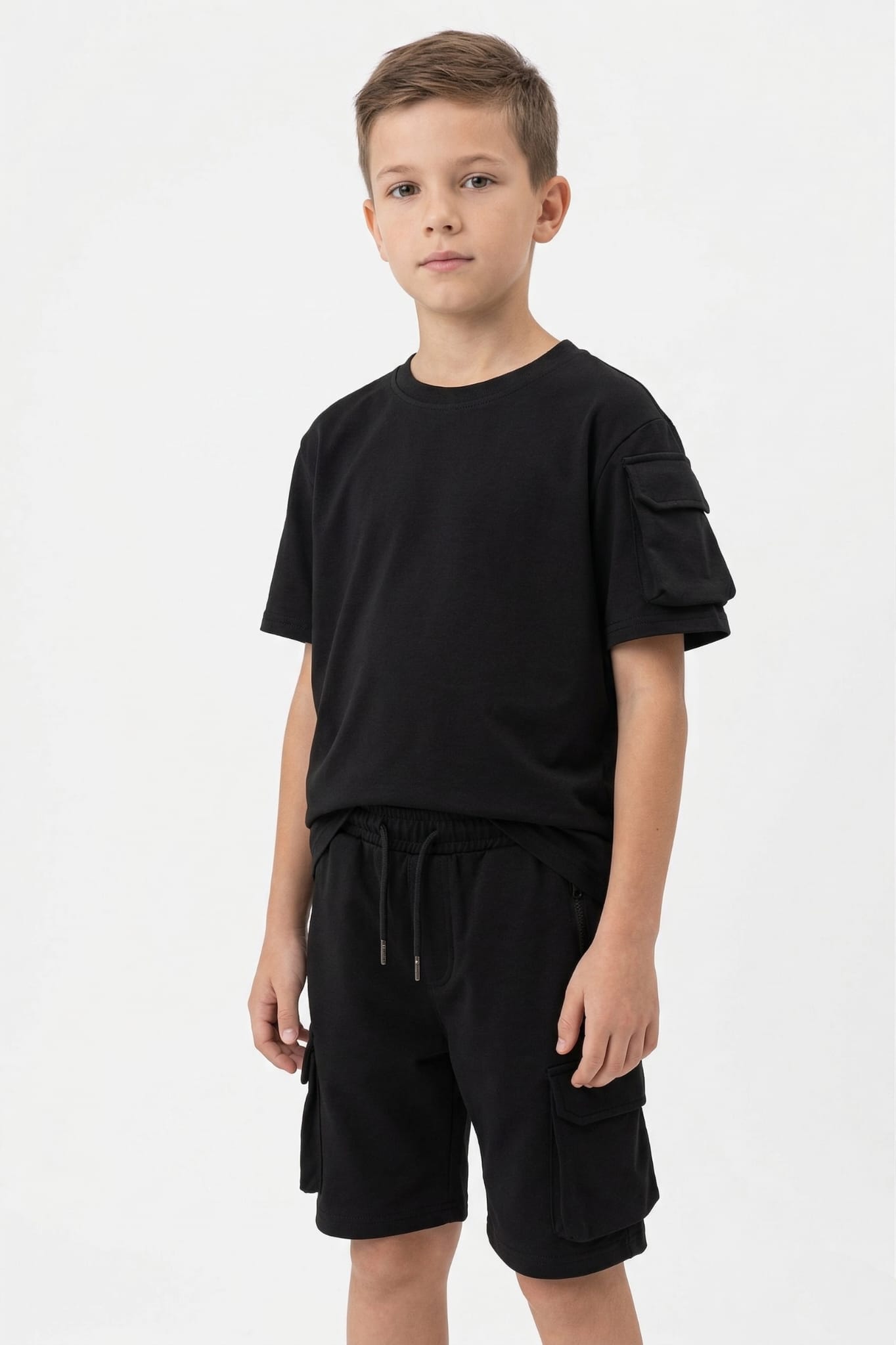 ICON Original Kids BL1038-1 – Zwart – t-shirtset voor kids
