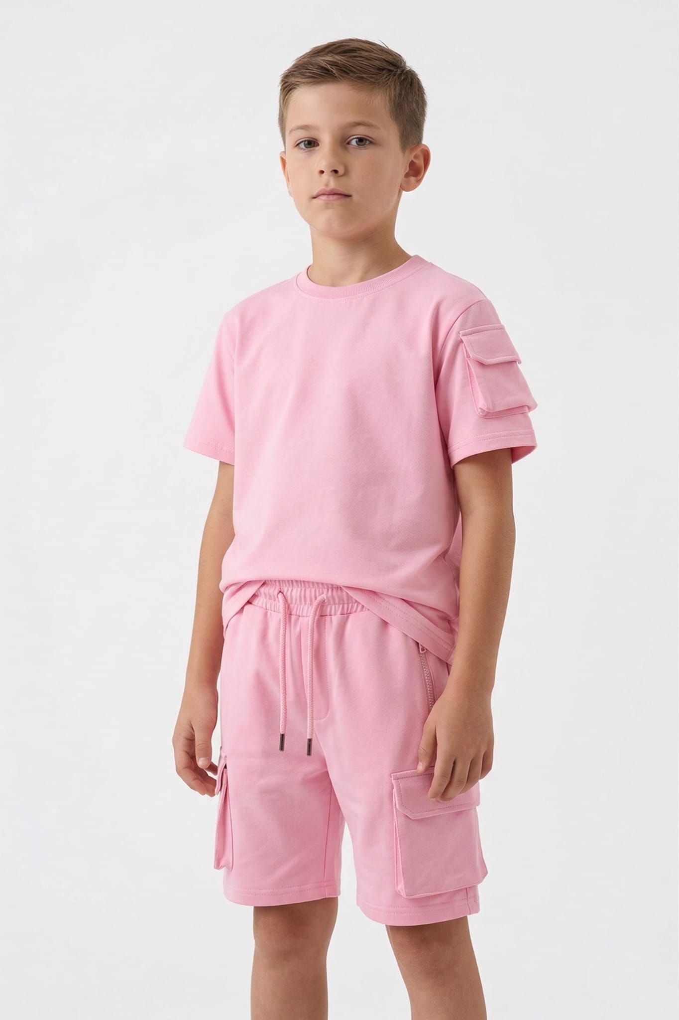 ICON Original Kids BL1038-11 – Roze – t-shirtset voor kids
