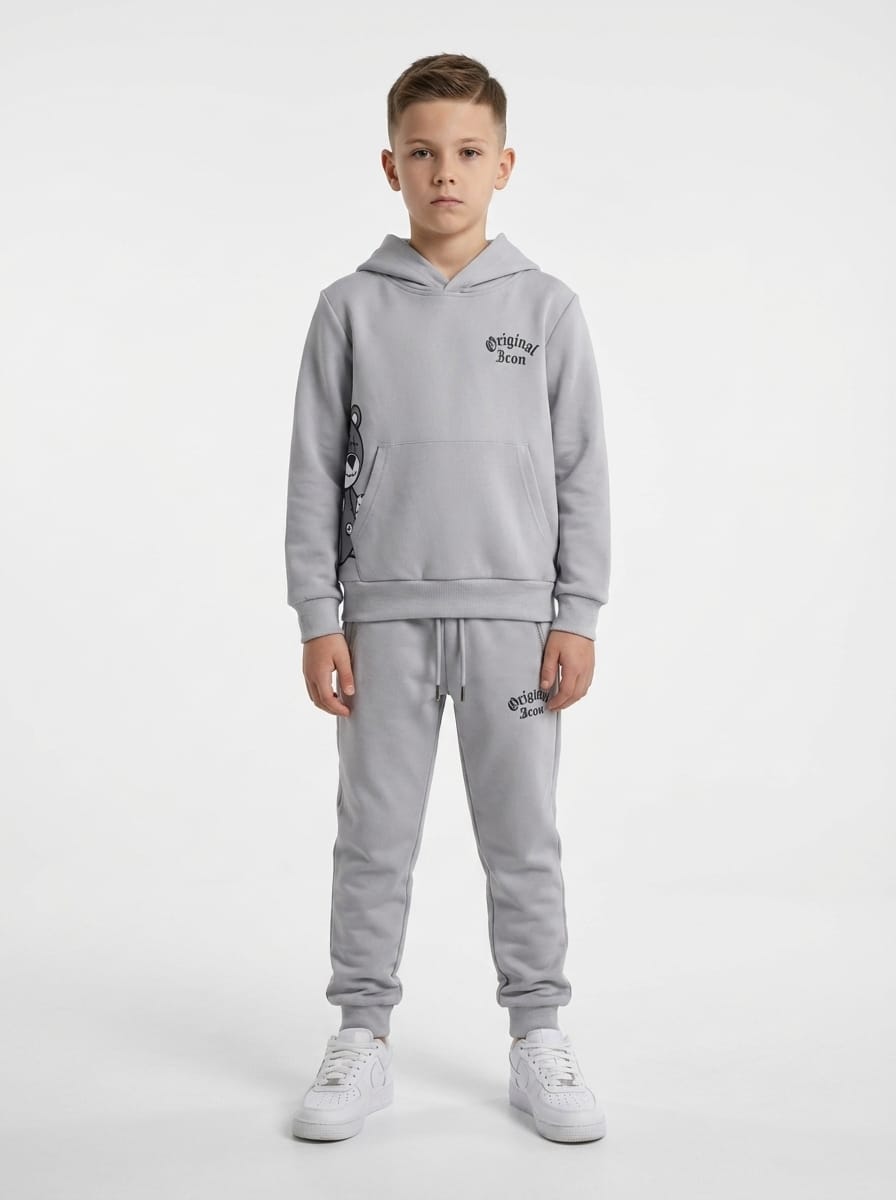 ICON Original Kids BL1128-2 – Grijs – joggingpak voor kids