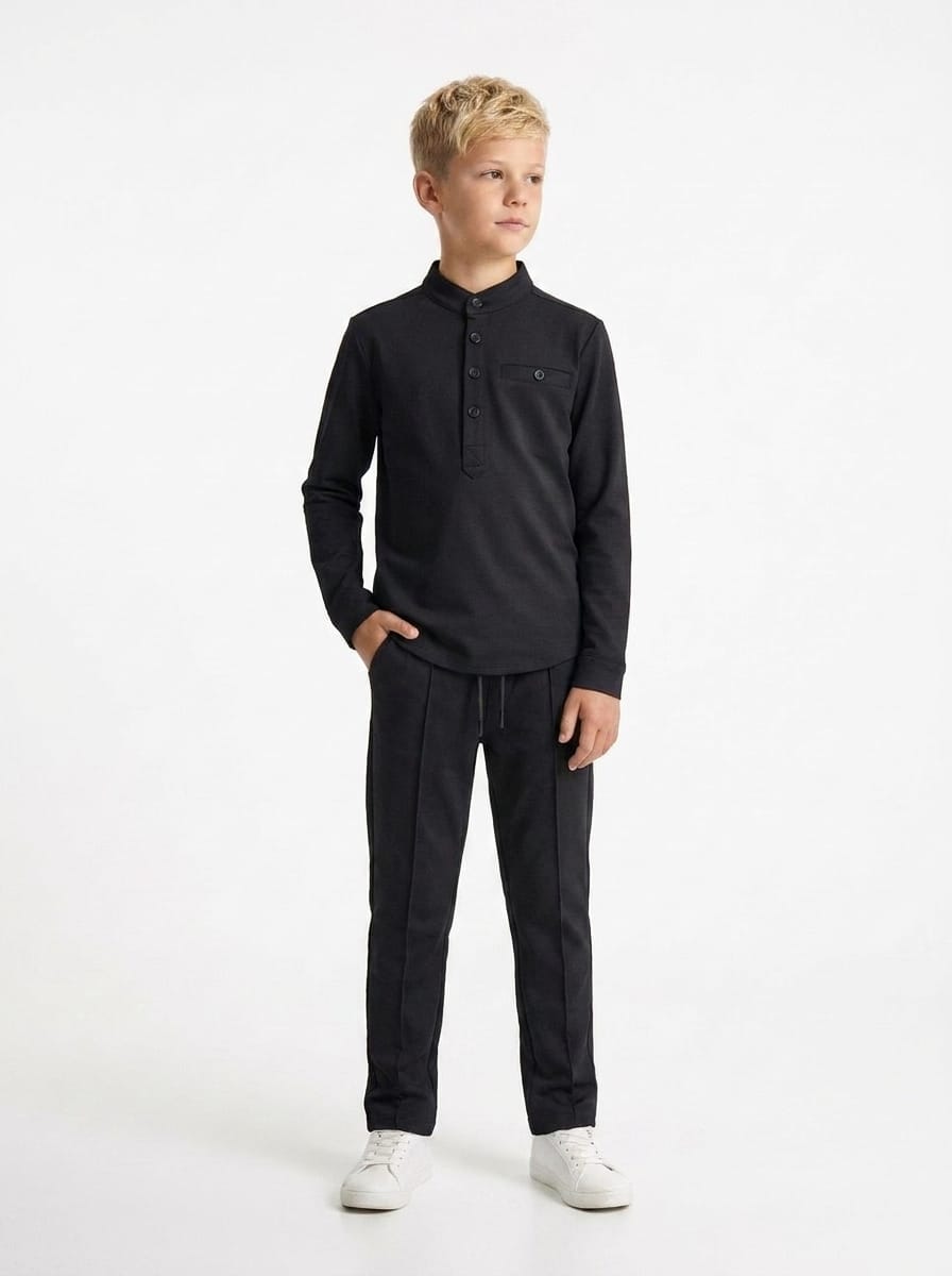 ICON Original Kids BL837-1 – Zwart – joggingpak voor kids