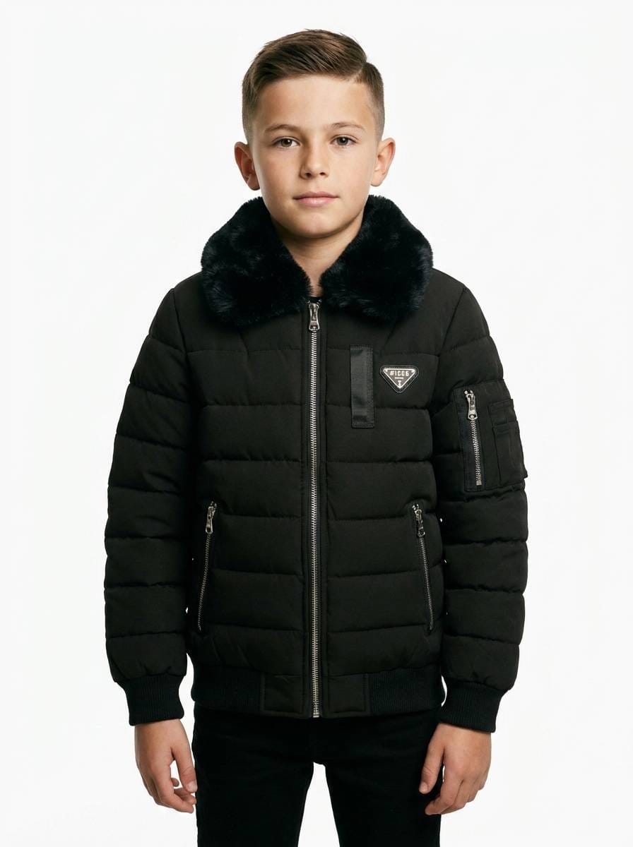 ICON Original Kids DG2601-1 – Zwart – jas voor kids
