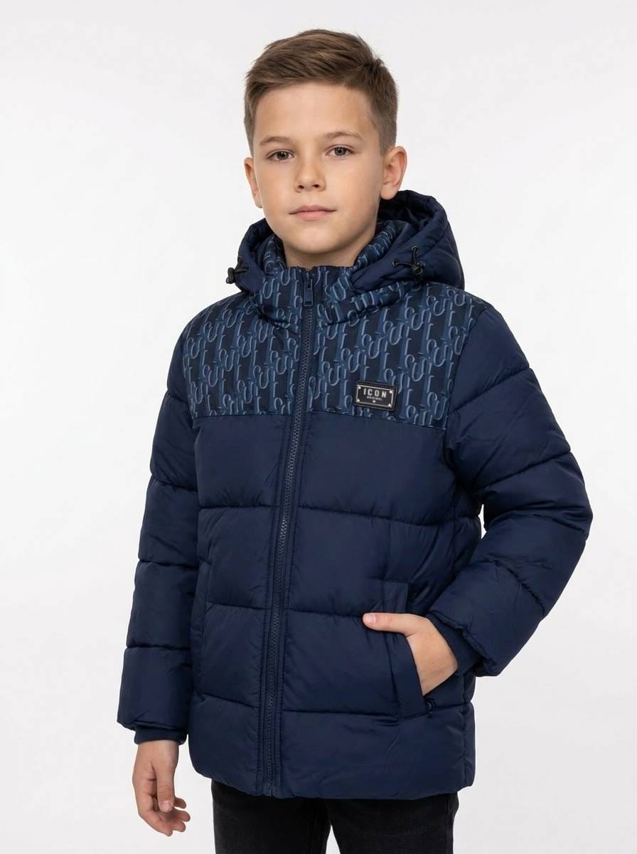 ICON Original Kids DG2608-2 – Donkerblauw – jas voor kids
