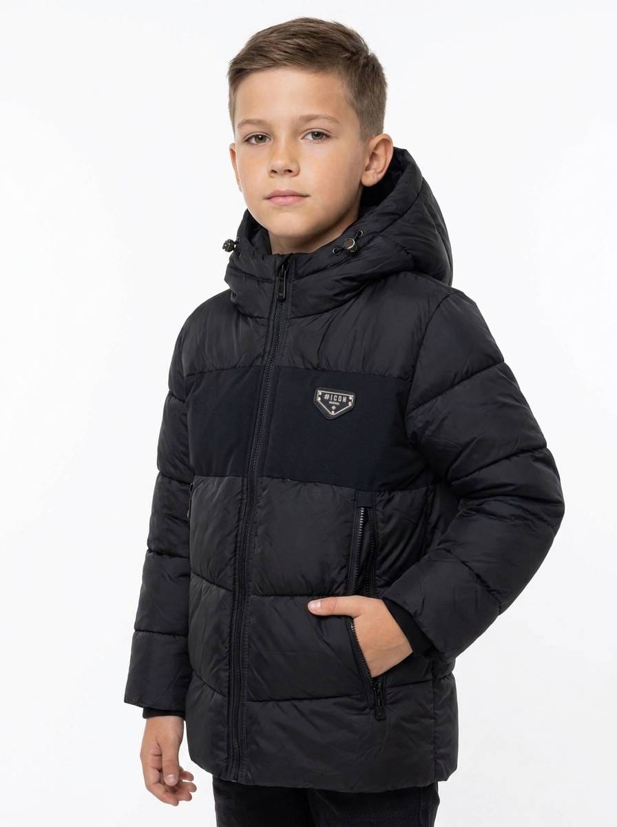 ICON Original Kids DG2613-1 – Zwart – jas voor kids