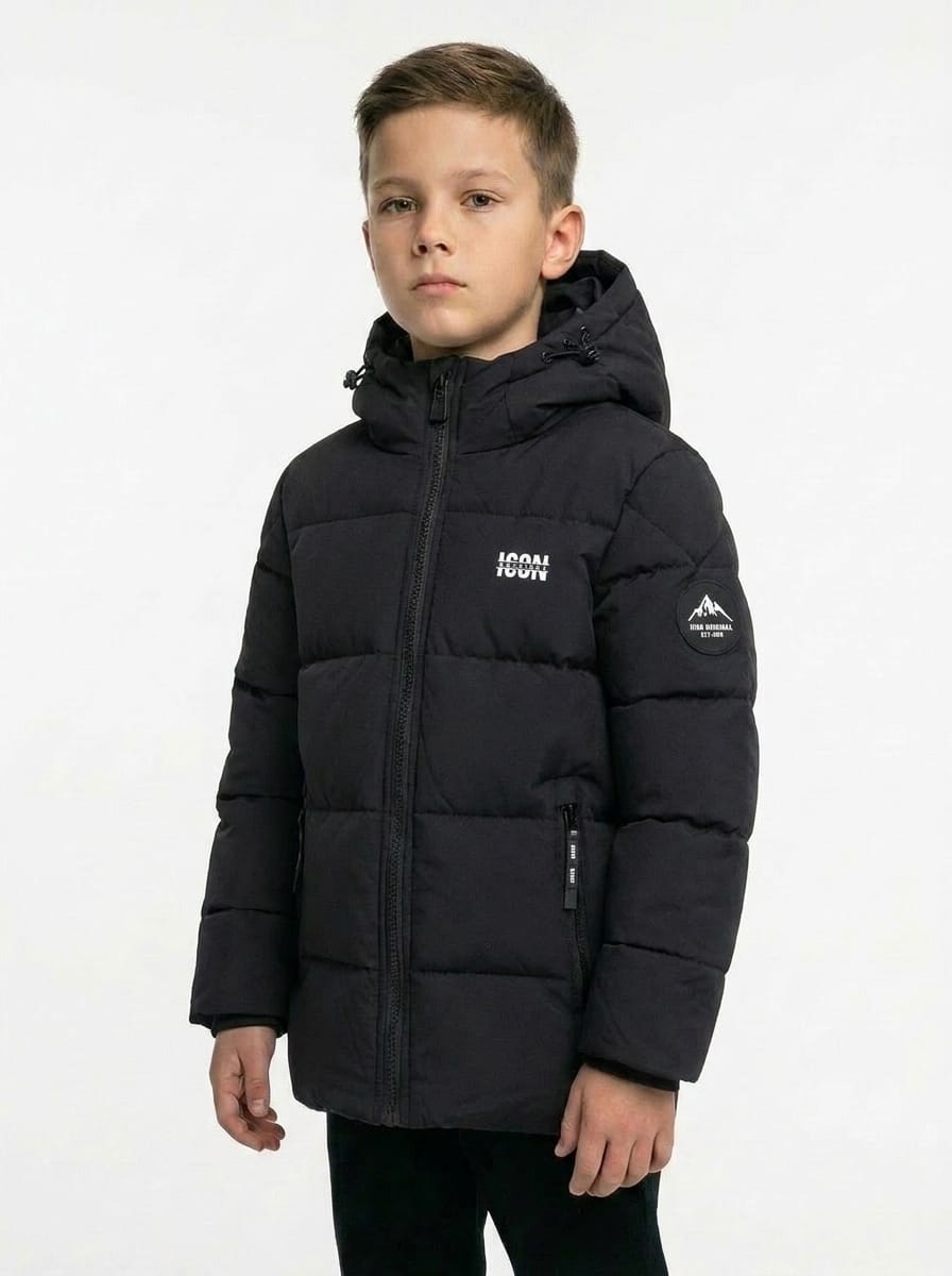 ICON Original Kids DG2620-1 – Zwart – jas voor kids