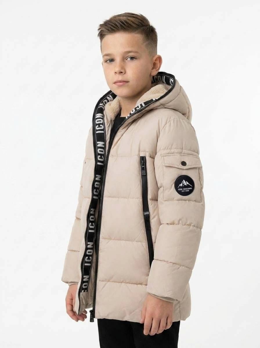 ICON Original Kids DG2623-4 – Zand – parka voor kids