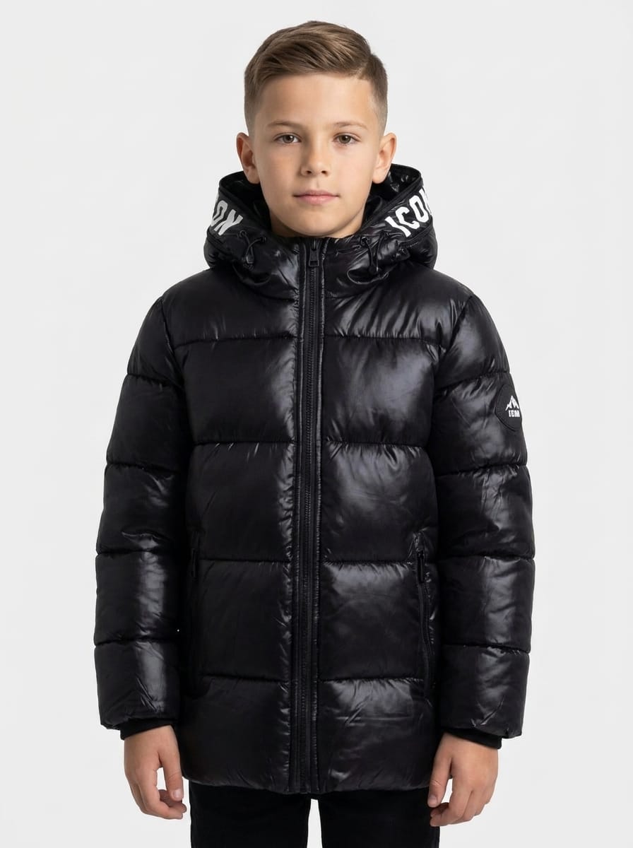 ICON Original Kids DG2662-1 – Zwart – jas voor kids