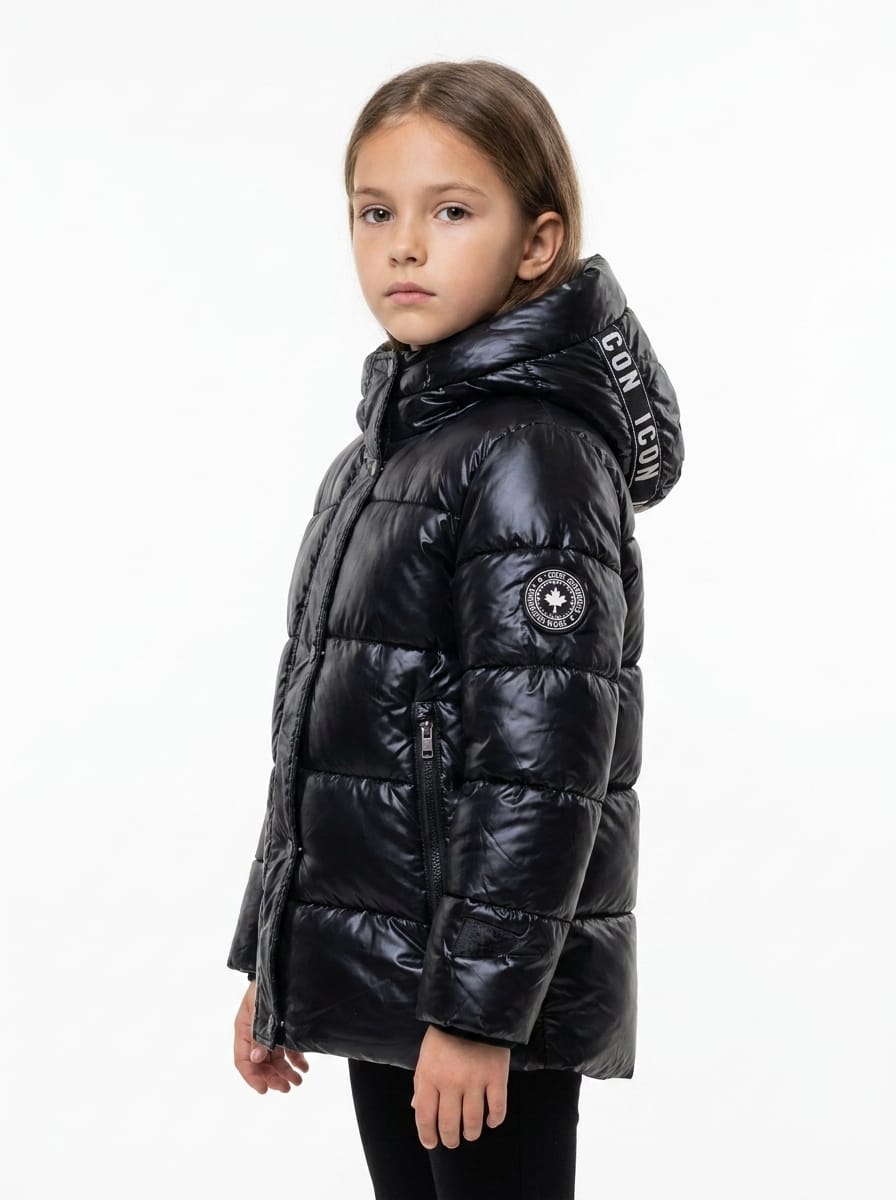 ICON Original Kids DG2663-1 – Zwart – jas voor kids