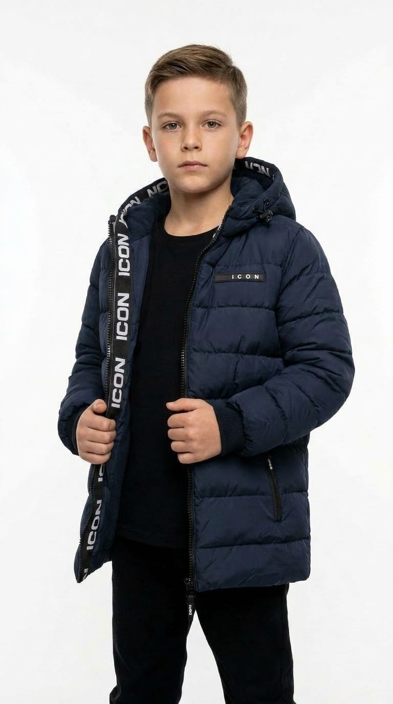 ICON Original Kids KK1346-2 – Donkerblauw – jas voor kids