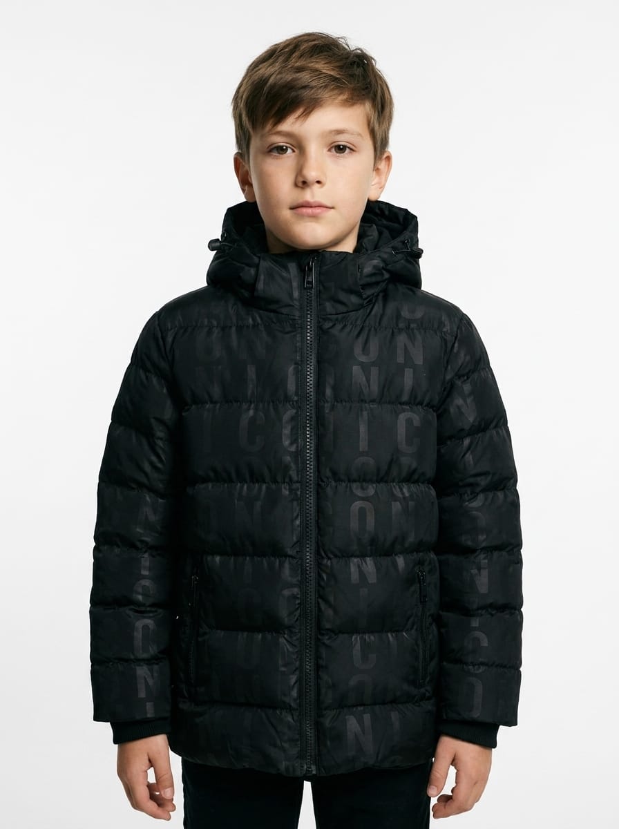 ICON Original Kids KK1759-1 – Zwart – jas voor kids
