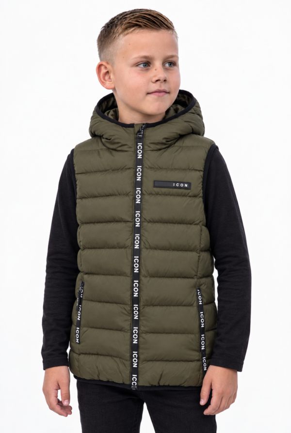 ICON ORIGINAL KK1090-2 KAKI – bodywarmer voor kids