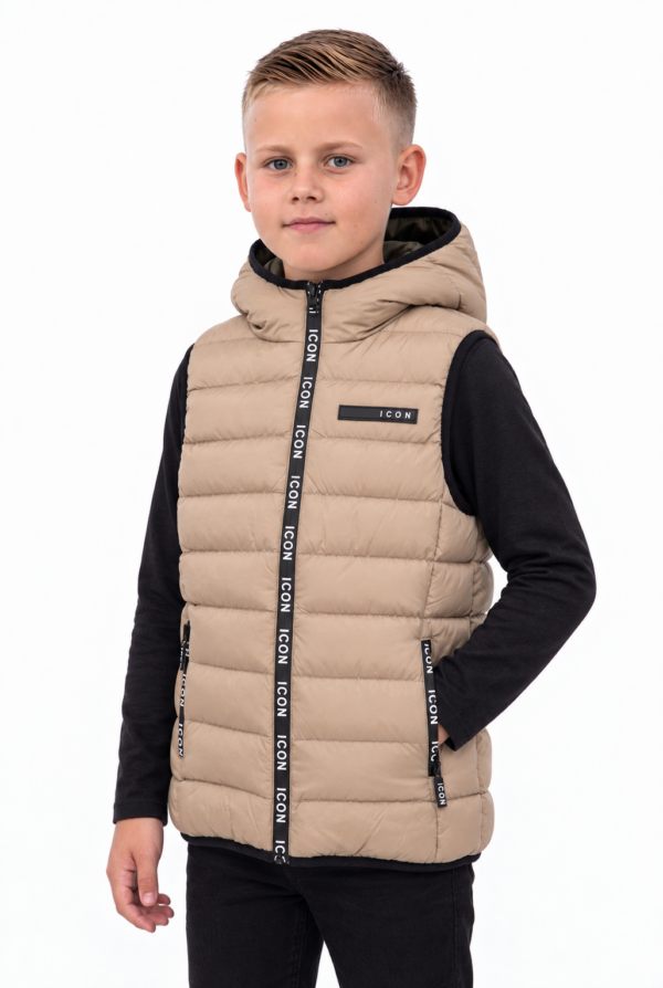 ICON ORIGINAL KK1090-3 BEIGE – bodywarmer voor kids