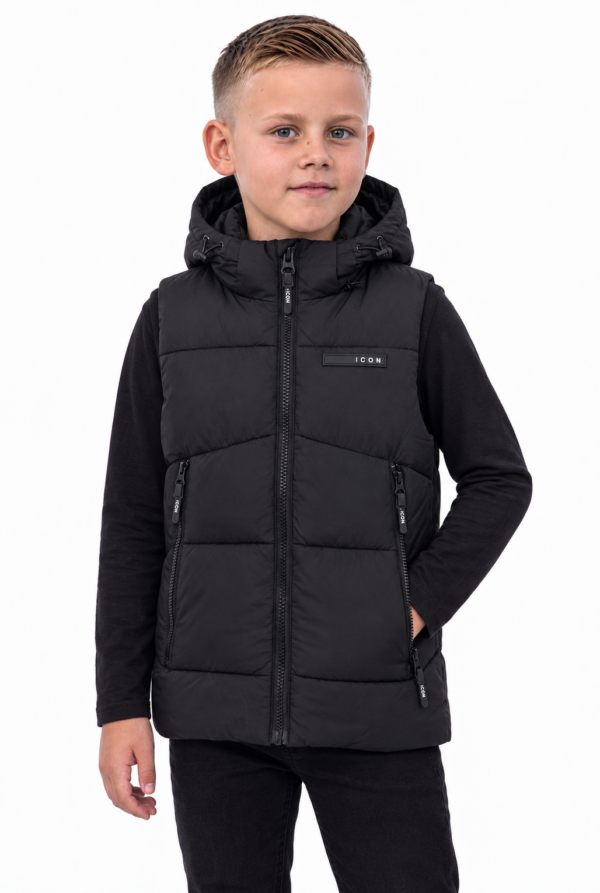 ICON ORIGINAL KK1211-1 BLACK – bodywarmer voor kids