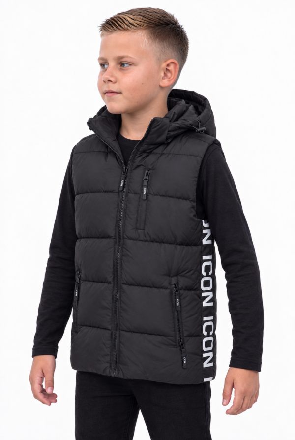 ICON ORIGINAL KK1213-1 BLACK – bodywarmer voor kids