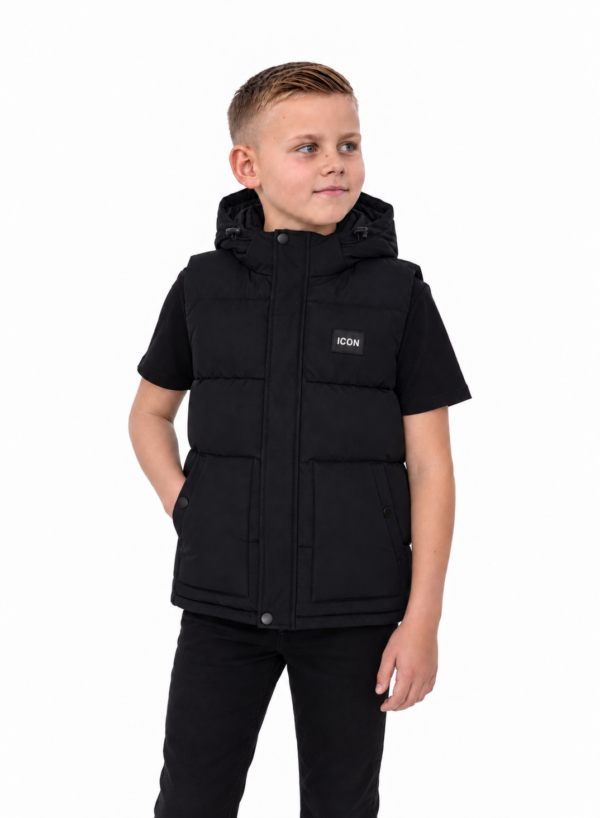 ICON ORIGINAL KK1661-1 BLACK – bodywarmer voor kids