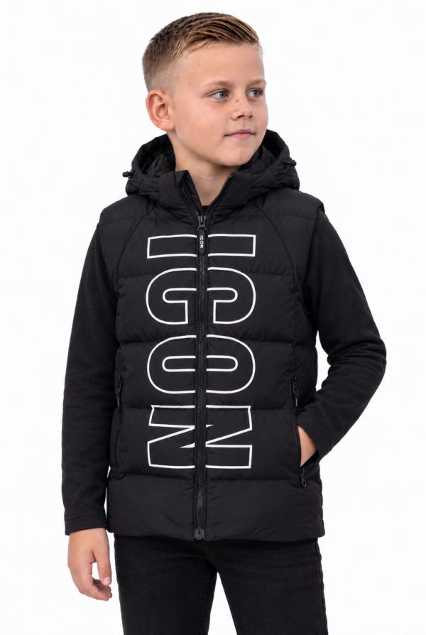 ICON ORIGINAL KK1671-1 BLACK – bodywarmer voor kids