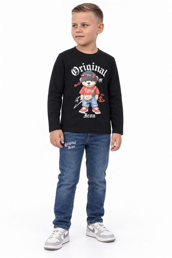ICON ORIGINAL BL968-1 BLACK – trui met broek-set voor kids