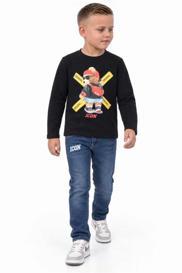 ICON ORIGINAL BL970-1 BLACK – trui met broek-set voor kids