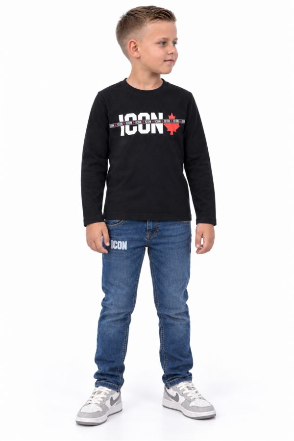 ICON ORIGINAL BL971-1 BLACK – trui met broek-set voor kids