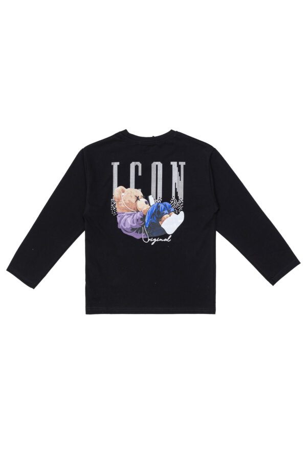 ICON ORIGINAL KK1502-1 BLACK – trui met broek-set voor kids