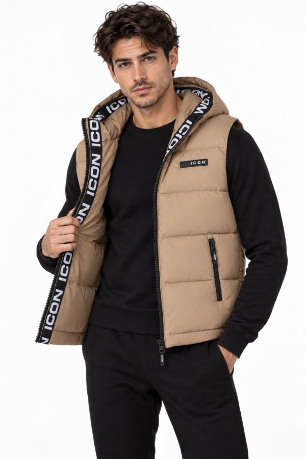 ICON ORIGINAL KD1212-2 (MEN) BEIGE – bodywarmer voor heren