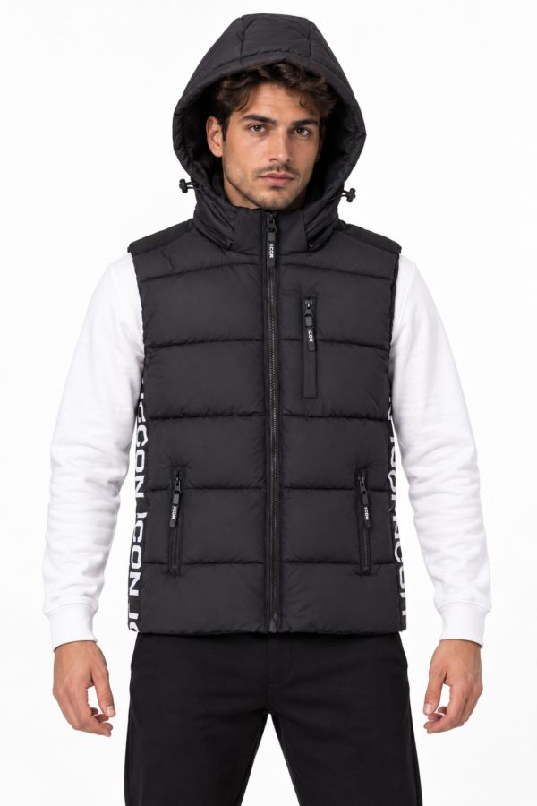 ICON ORIGINAL KD1213-1 (MEN) BLACK – bodywarmer voor heren