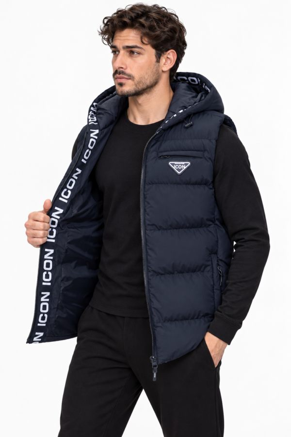 ICON ORIGINAL KD1660-2 (MEN) NAVY – bodywarmer voor heren
