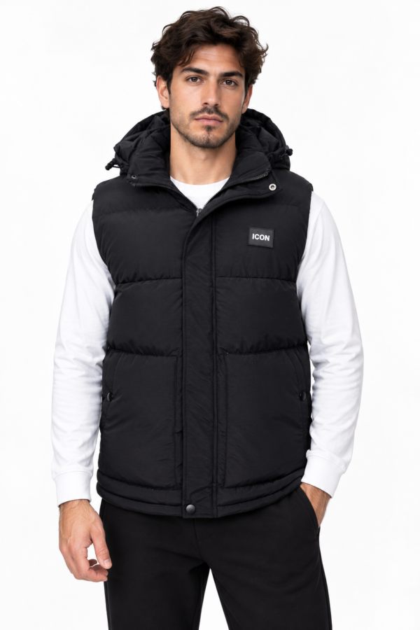 ICON ORIGINAL KD1661-1 (MEN) BLACK – bodywarmer voor heren