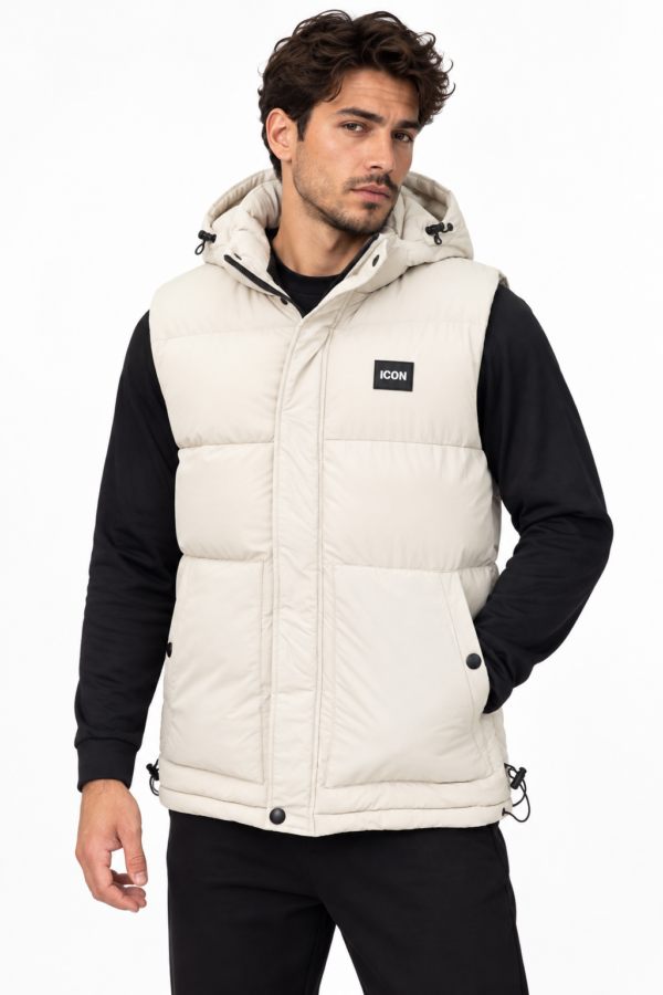 ICON ORIGINAL KD1661-2 (MEN) BEIGE – bodywarmer voor heren