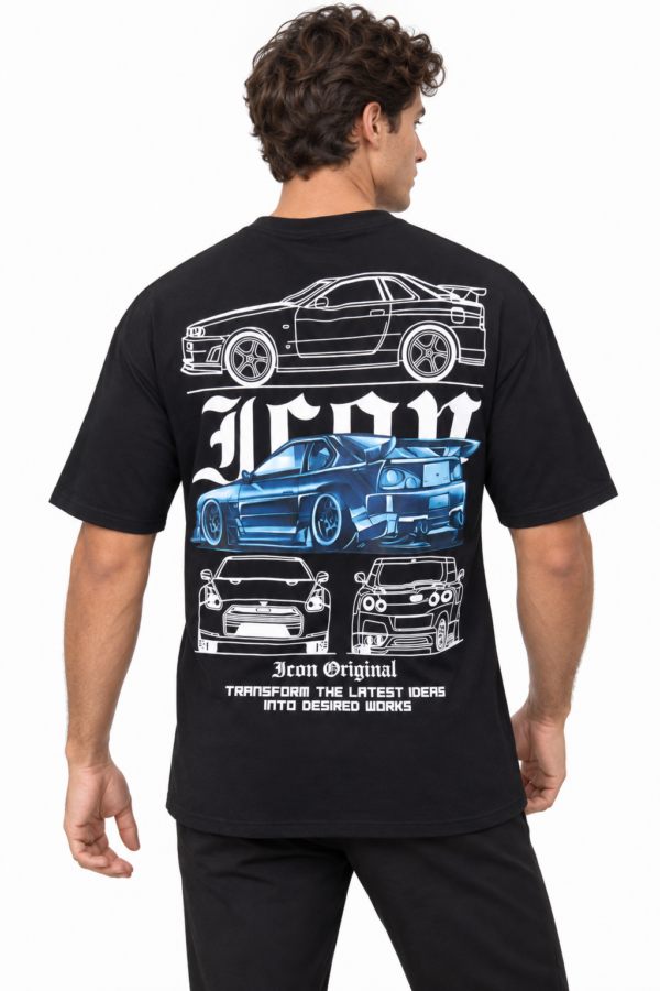 ICON ORIGINAL TX1282-1 (MEN) BLACK – t-shirt voor heren