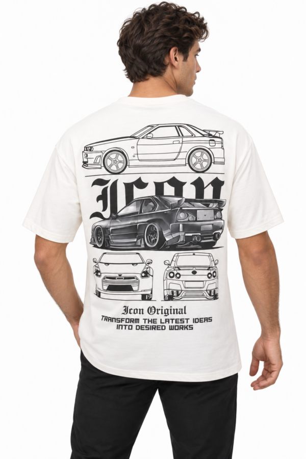 ICON ORIGINAL TX1282-3 (MEN) CREAM – t-shirt voor heren