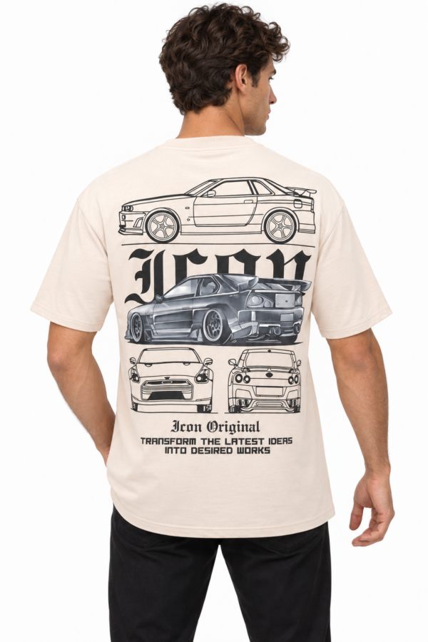 ICON ORIGINAL TX1282-4 (MEN) BEIGE – t-shirt voor heren