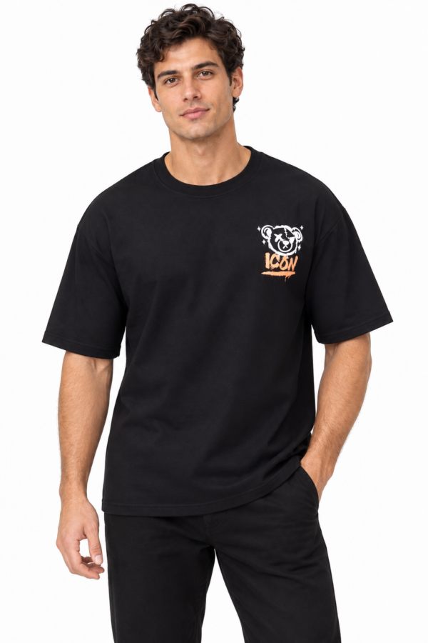 ICON ORIGINAL TX1292-2 (MEN) BLACK – t-shirt voor heren
