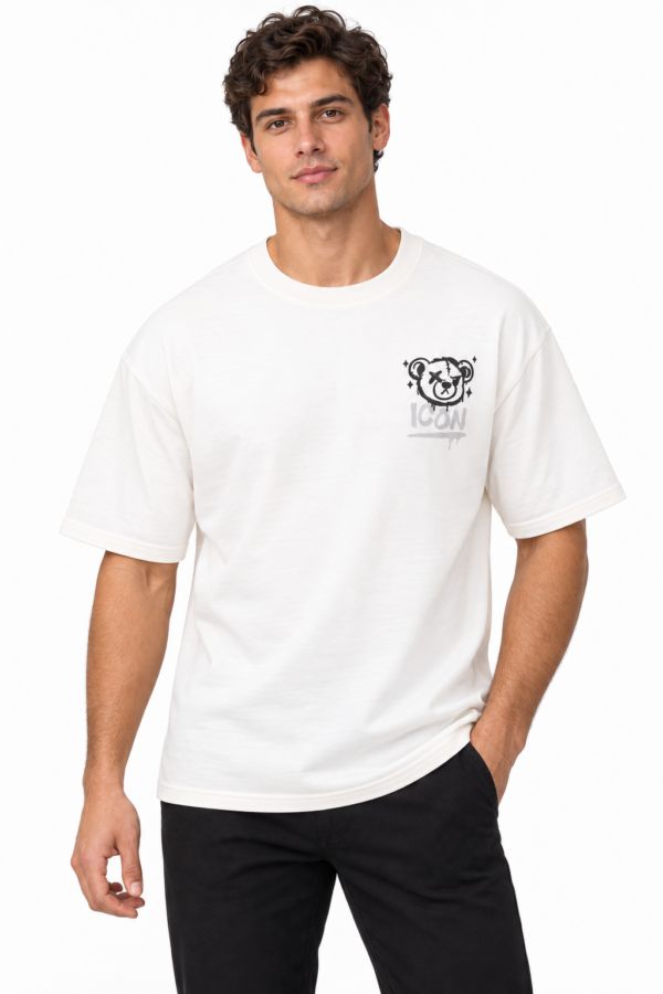 ICON ORIGINAL TX1292-3 (MEN) CREAM – t-shirt voor heren