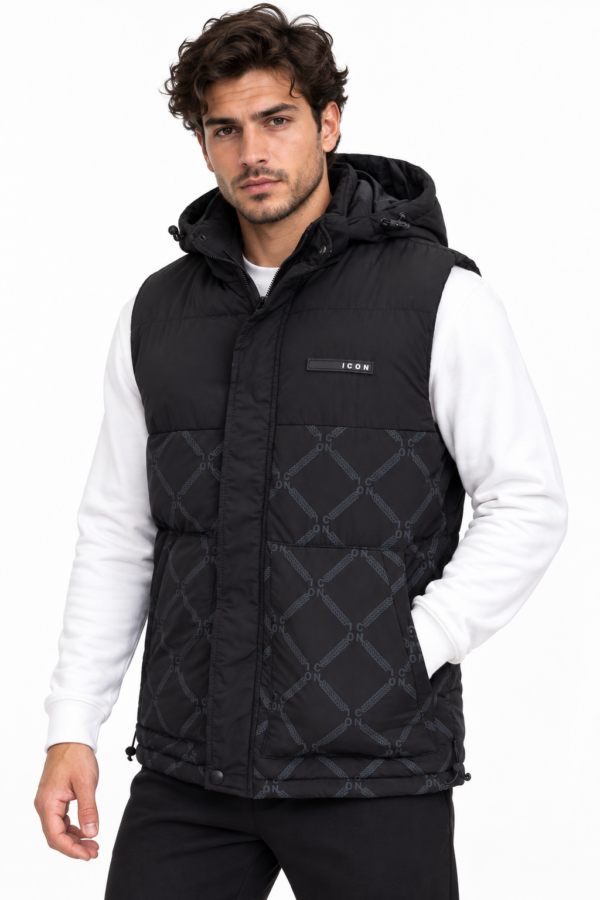 ICON ORIGINAL KD1664-1 (MEN) BLACK – bodywarmer voor heren