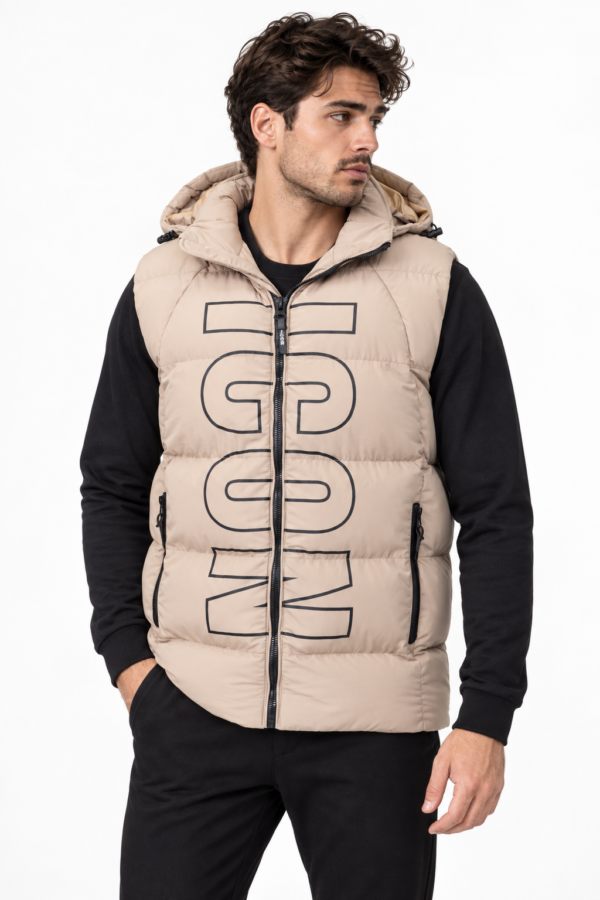 ICON ORIGINAL KD1671-2 (MEN) BEIGE – bodywarmer voor heren